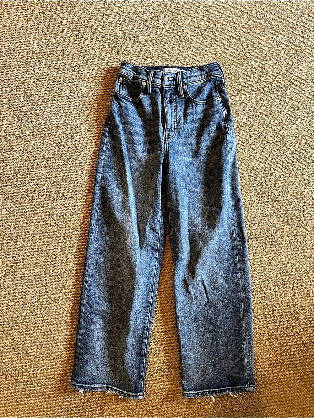 Madswell slim wide Leg Jeans crop size 23 Jeans